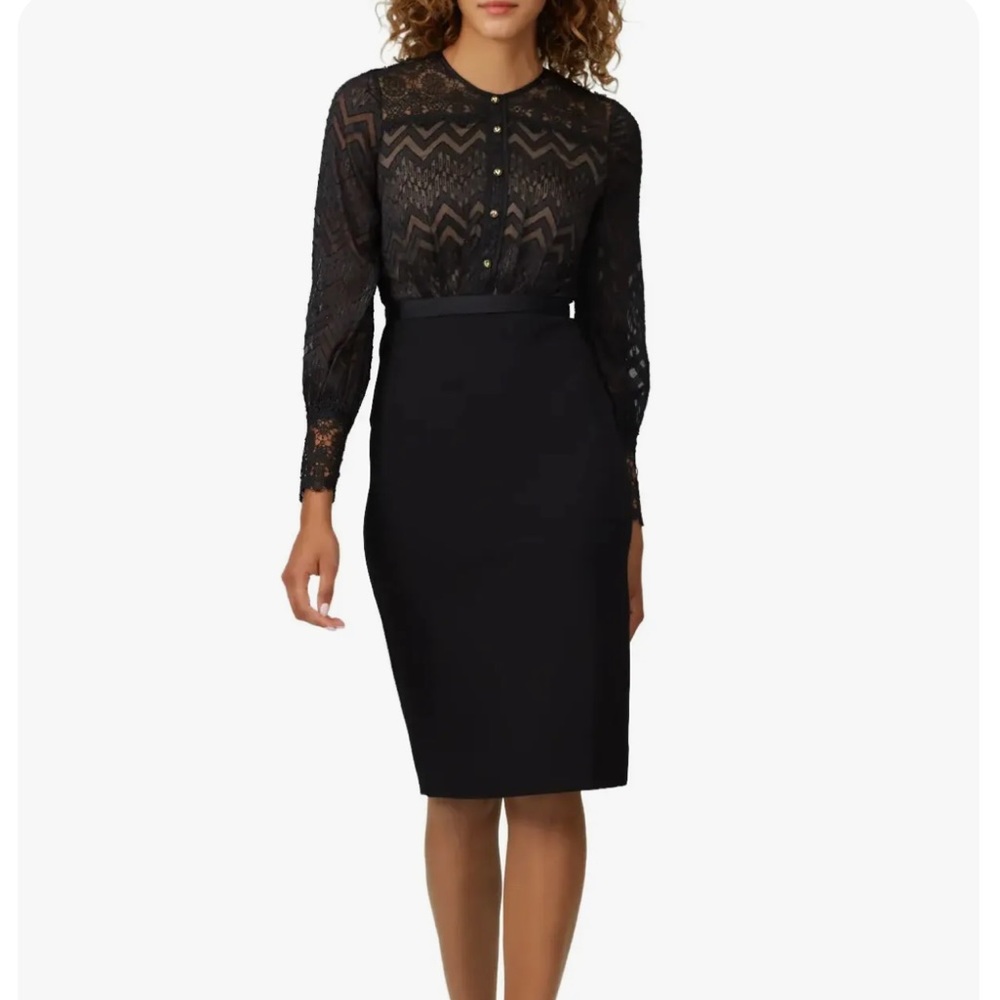 CATHERINE DEANE Button Front Noelle Dress, SZ 4, $495, Pre-Owned